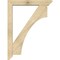 Ekena Millwork Westlake Slat Rough Sawn Bracket w/ Offset Brace, Douglas Fir, 6"W x 36"D x 48"H BKT0604X36X48WTL06RDF - alternate 2